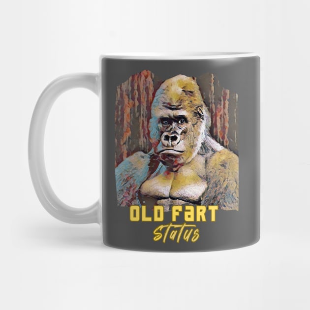 Old Fart Status (gorilla stare) by PersianFMts